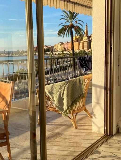 Le Garavan-Vue Mer-Plage-Clim-Terrasse 芒通 外观 照片